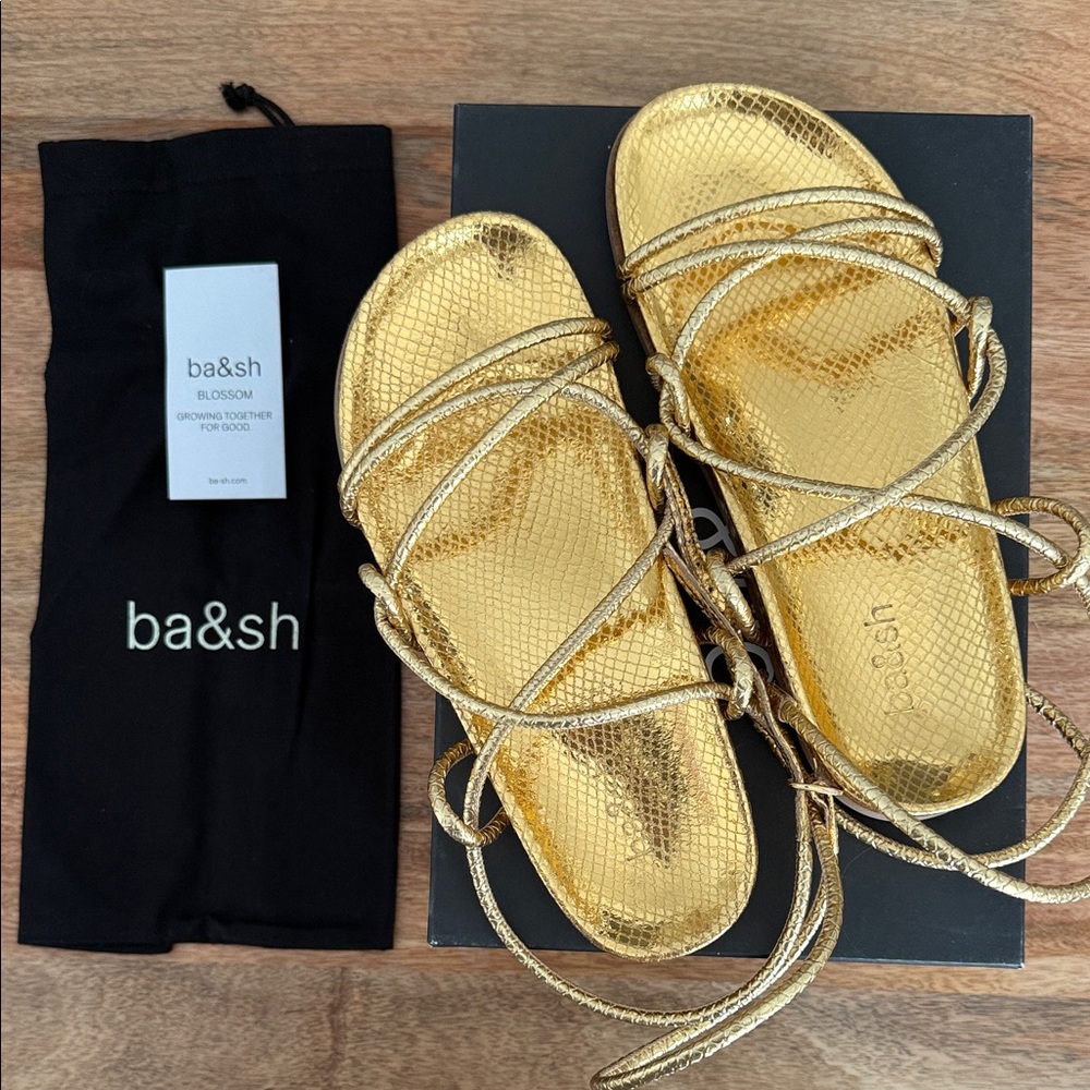 NEW ba&sh flat sandals IT 39 | US 8.5